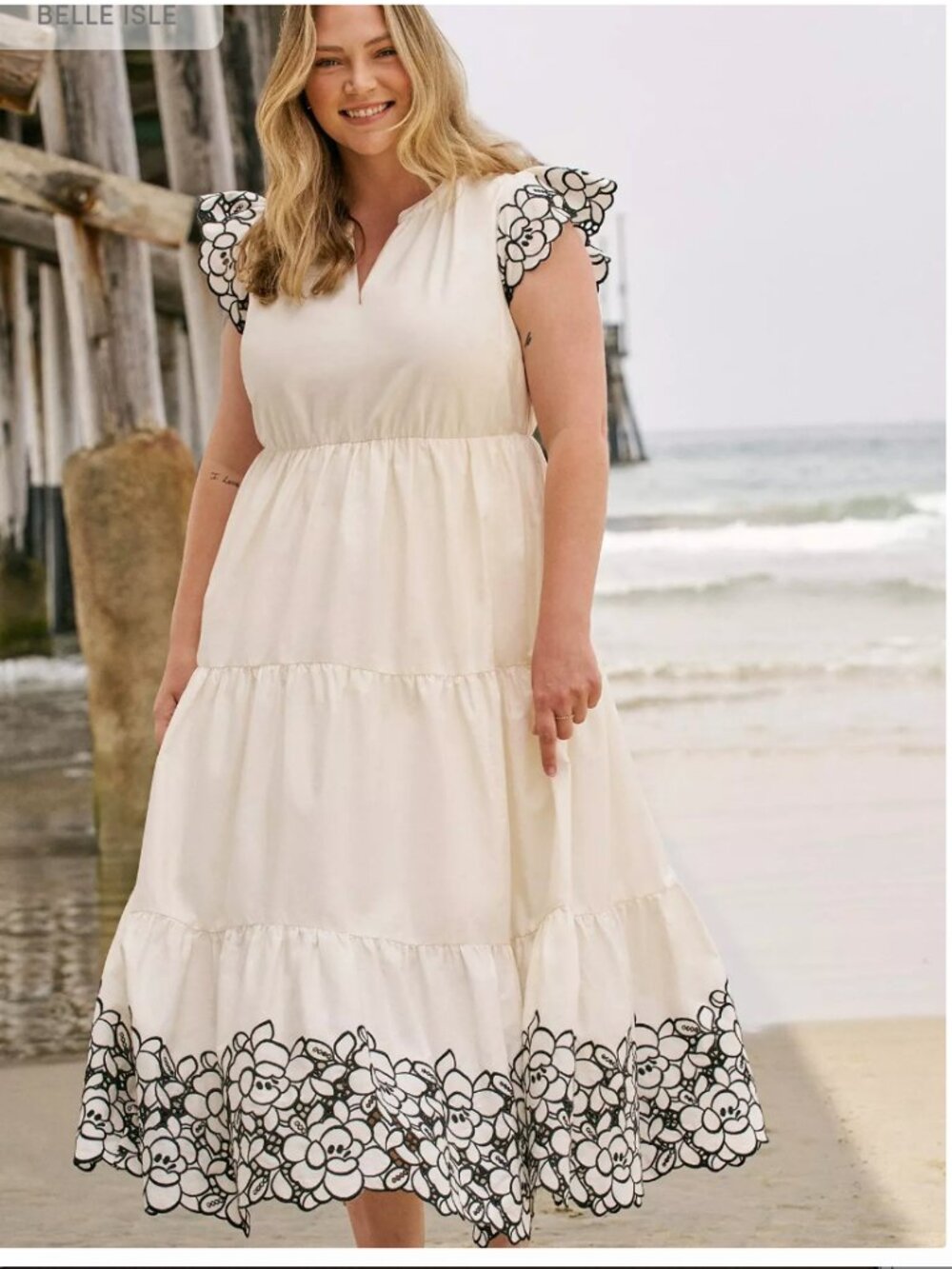 Torrid Belle Isle Tiered Maxi Dress